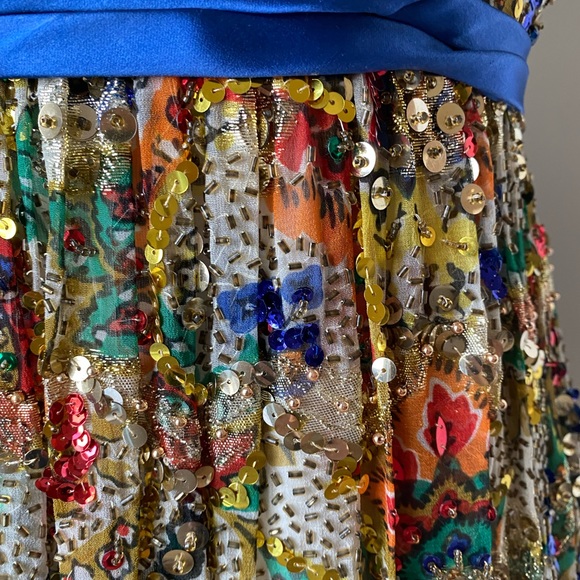 Vintage 60s Elinor Simmons for Malcolm Starr beaded and Sequin dress - Picture 7 of 14